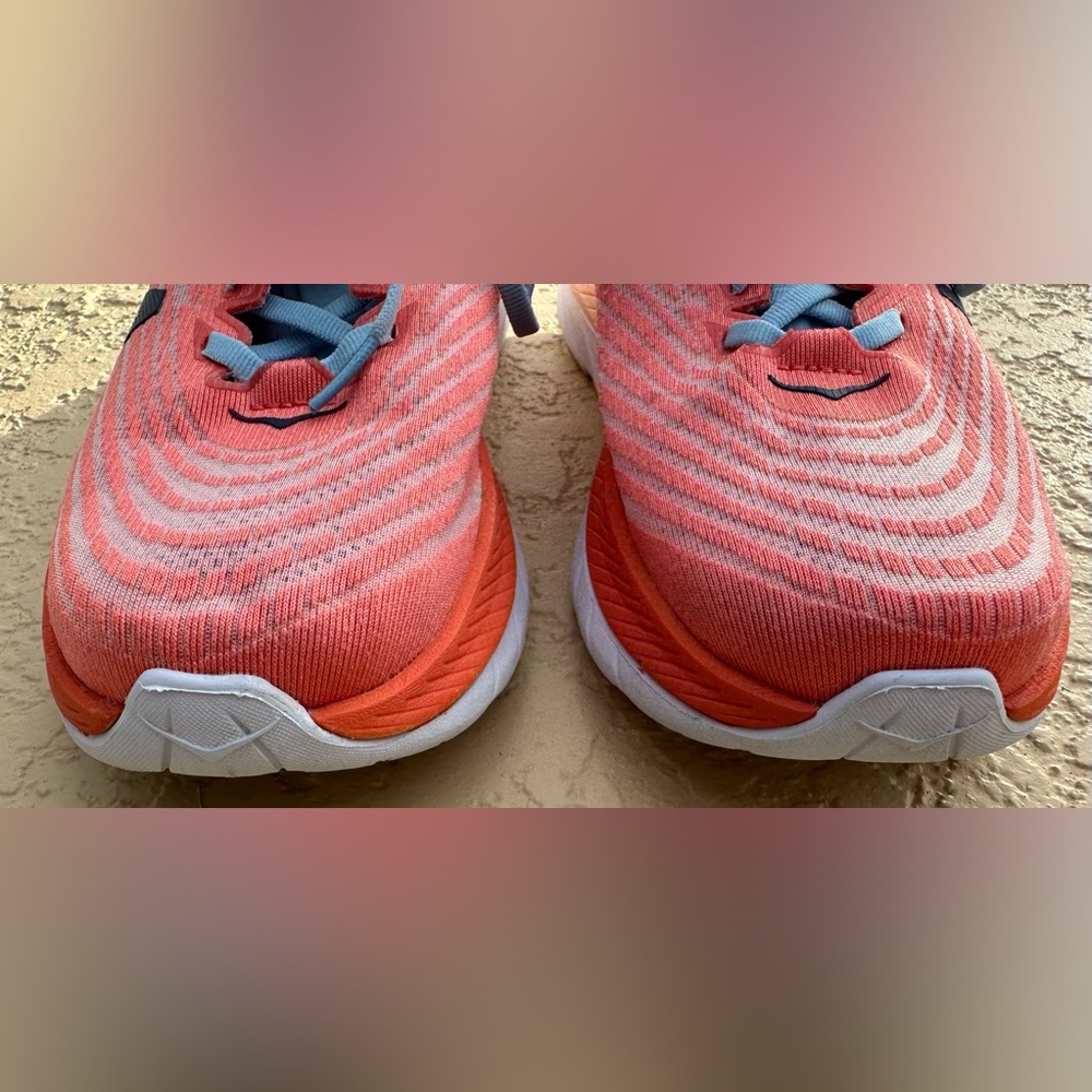 Hoka One One Mach 5 Camellia Peach Parfait Running Shoes Women’s Size 8 in VGC - Picture 11 of 16